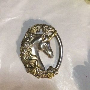 Vintage Gorham .925 Sterling Unicorn Pendant